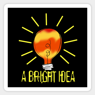 A Bright Idea Magnet